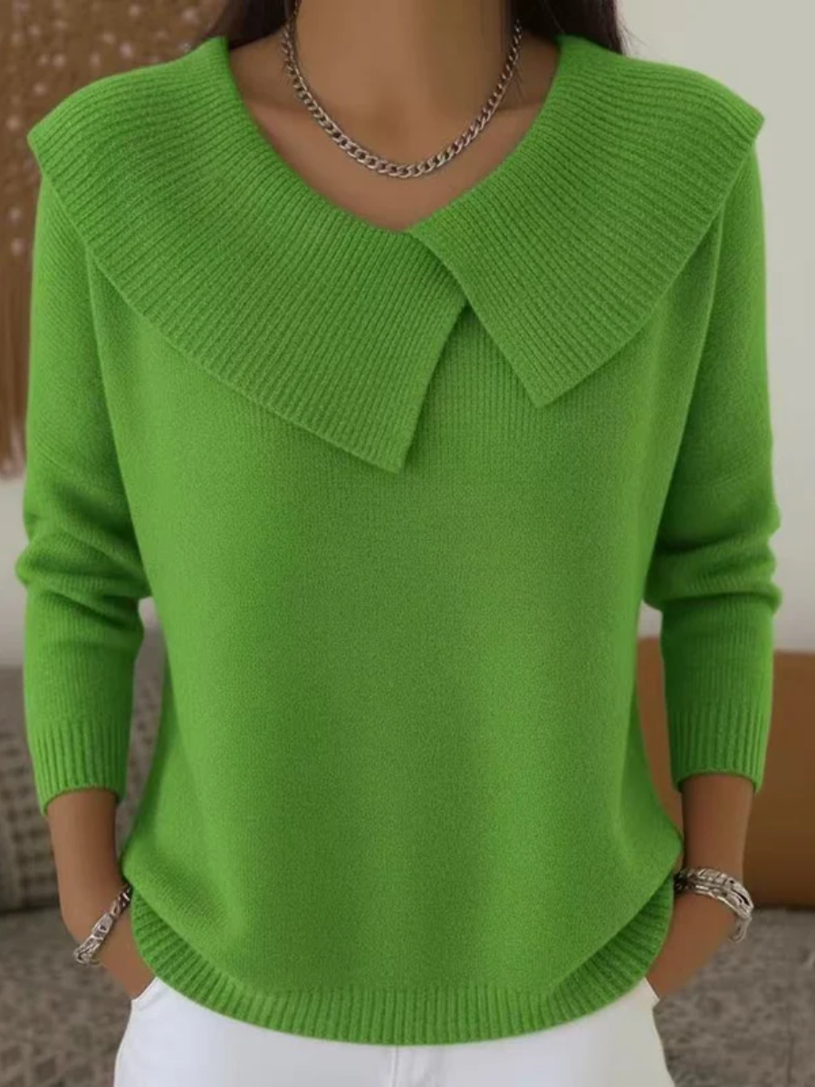 Cassidy™ | Warm Sweater with Soft Collar