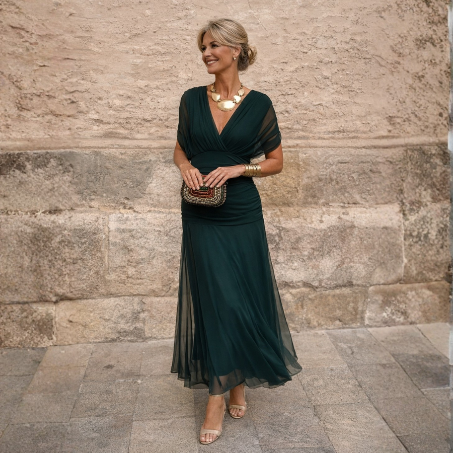 Mikaela | Tummy Flattering Maxi Dress