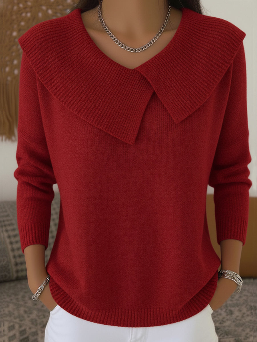 Cassidy™ | Warm Sweater with Soft Collar