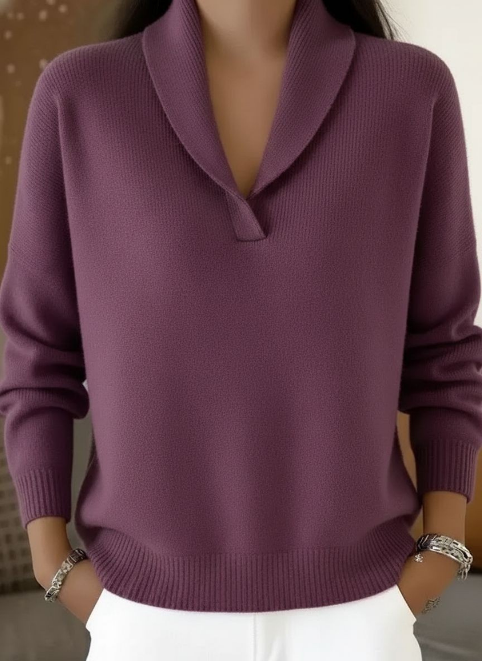 Lynn™ | V-Neck Sweater