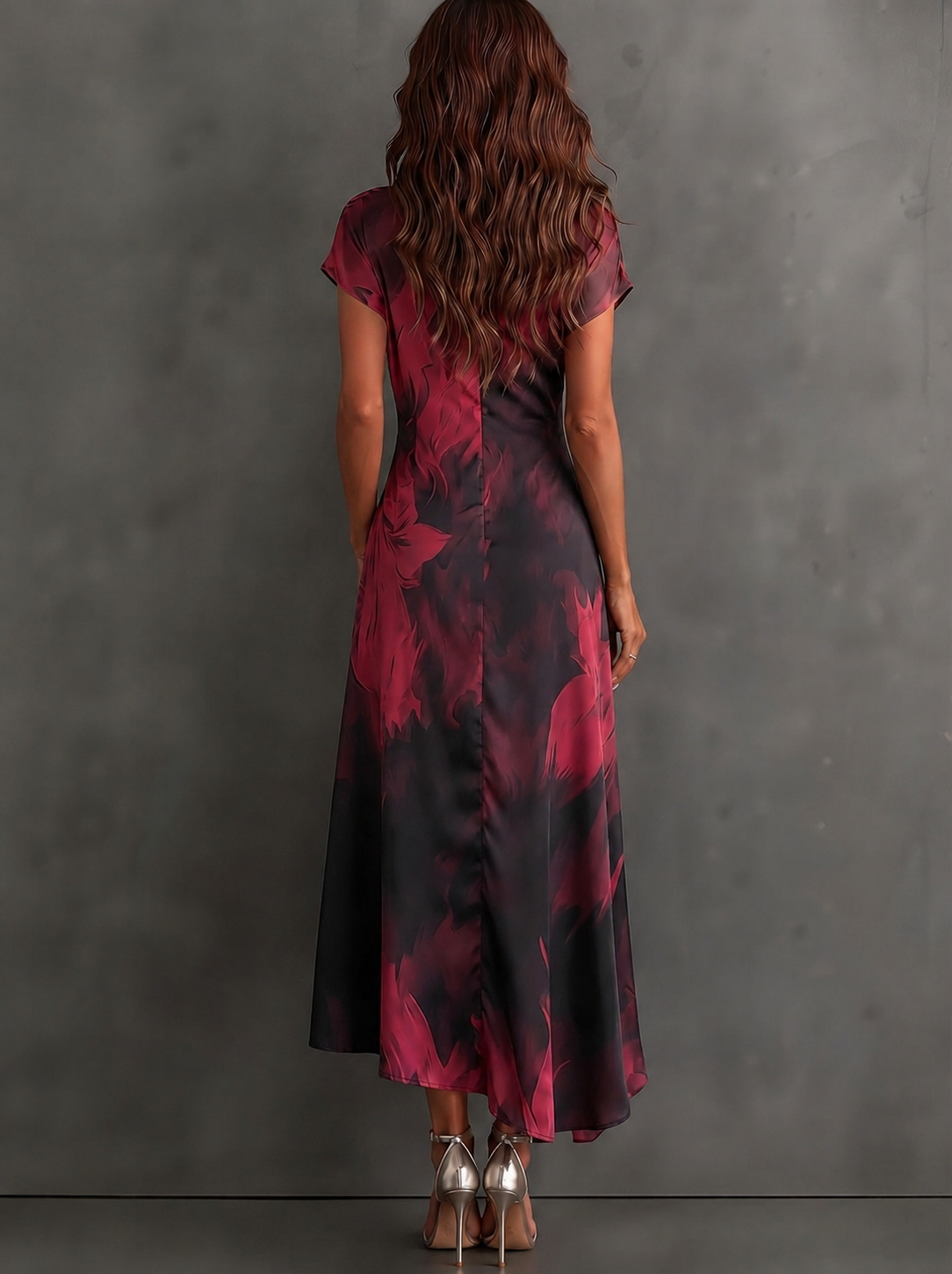 The Copper Wrap Dress
