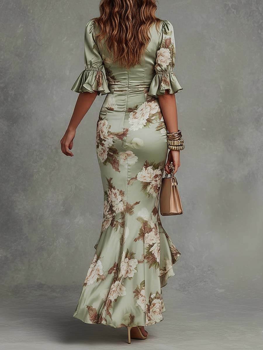 Adalyn | Women's Floral Wrap Maxi Dress