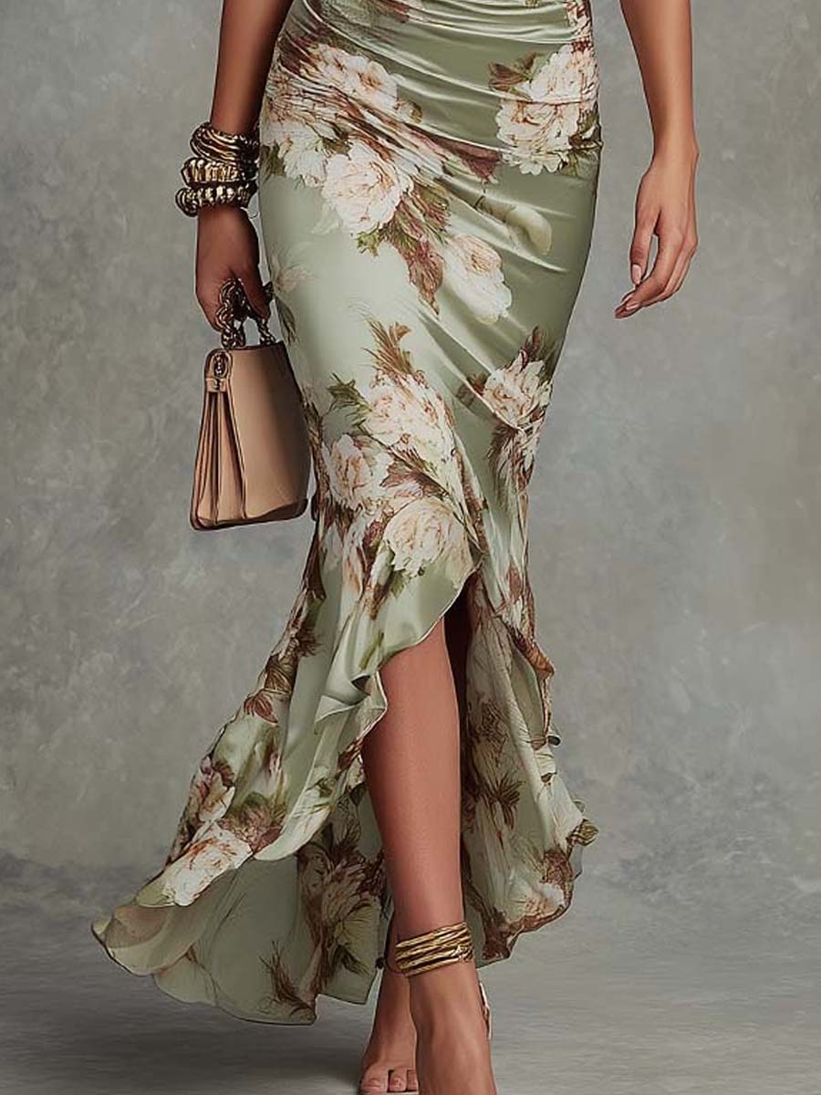 Adalyn | Women's Floral Wrap Maxi Dress