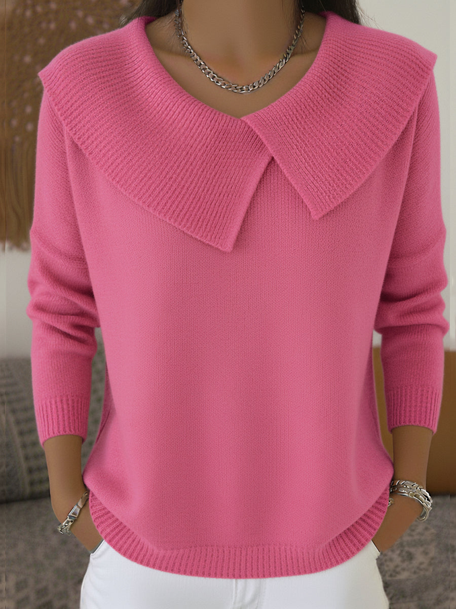 Cassidy™ | Warm Sweater with Soft Collar