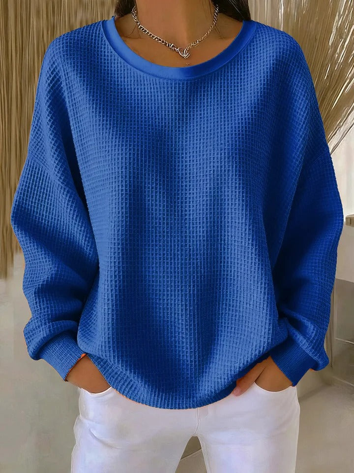 Sarah™ | Sweater with a Wide Collar
